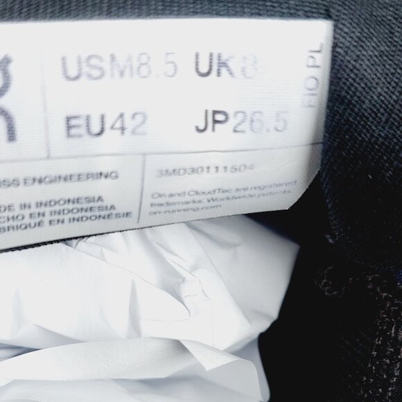 On Run Men's Wash Metal Blue Cloudstratus 3 Athletic Running Shoes Size 8.5 - Picture 14 of 15